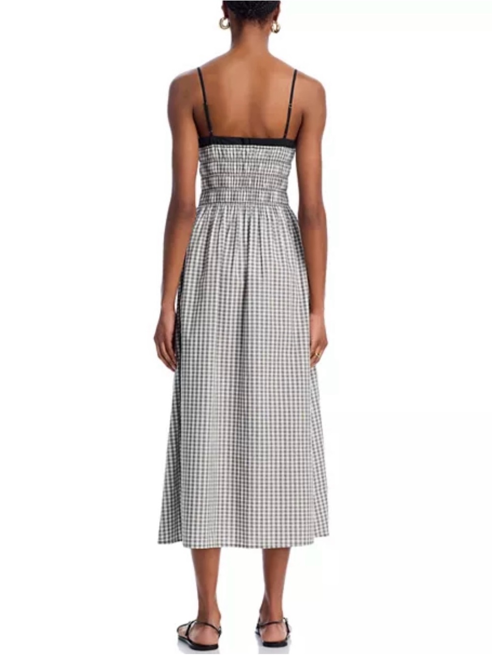 Rails Primrose Dress in Ivory Jet Gingham - Picture 2 of 4